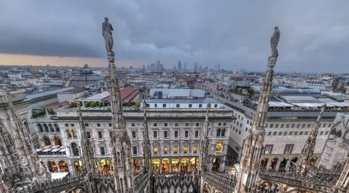 Milano Cortina 2026: The Right Places to Stay Milan Cathedral, Duomo di Milano, one of the largest churches in the world, on Piazza Duomo square in the Milan city center in Italy. Vecteezy photo