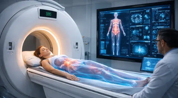 Inside the Private Medical Revolution: Redefining Longevity Predictive Full-Body Imaging. Photo ai chatgpt