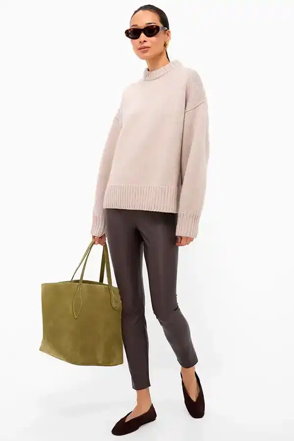 Tnuck Brown Leather Leggings Tnuck Brown Leather Leggings