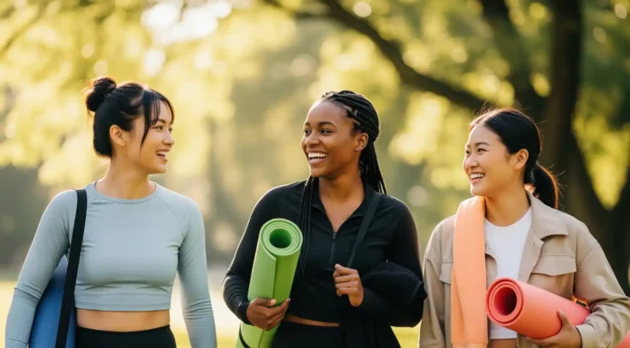 Financing: The New Face of Luxury Wellness joyful-diverse-women-friends-walking-with-yoga-mats-in-nature_vecteezy-medium