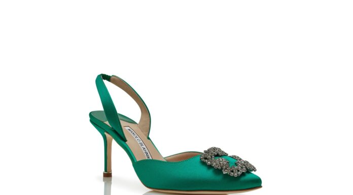 Bulgari x Manolo Blahnik’s Jewel-Embellished Pumps