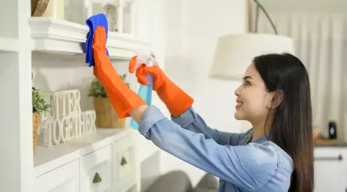 When Detailed Home Cleaning Becomes Essential for Healthier Living A woman performing a throughly home cleaning, essential for healthier living