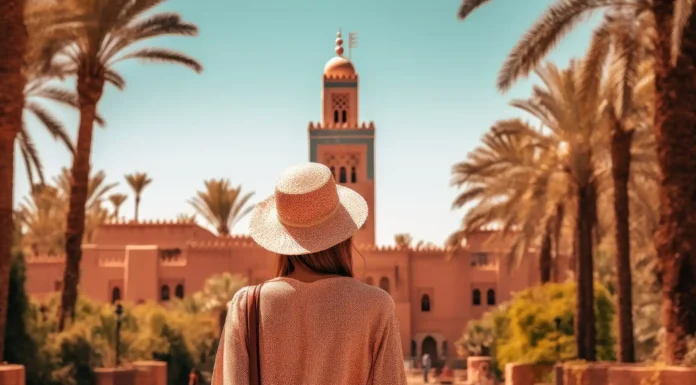 Luxury Travel in Morocco: The Art of Tailor-Made Experiences A woman with a straw hat traveling through Morocco. Photo vecteezy-medium