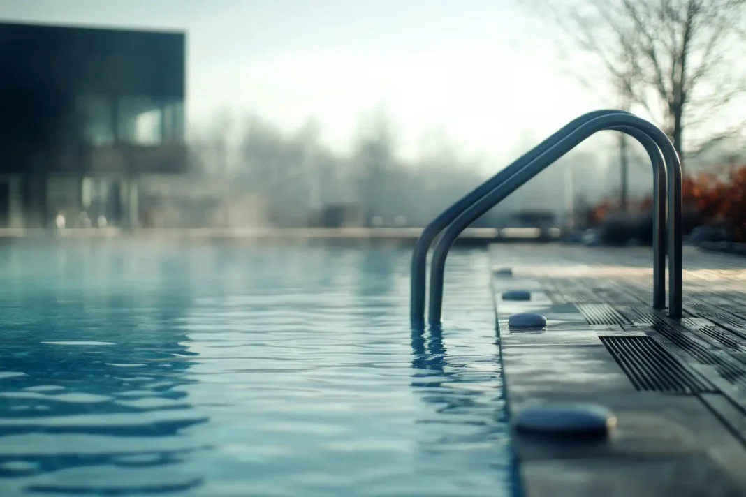 Beautiful Roof top swimming pool. Photo vecteezy-medium Beautiful Roof top swimming pool. Photo vecteezy-medium