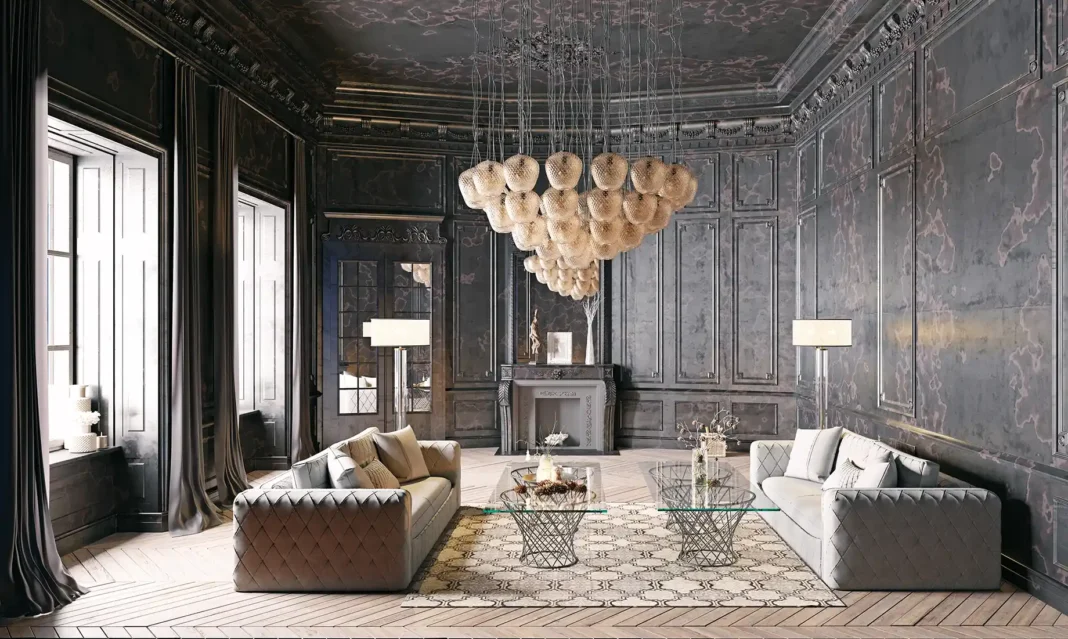 Elegant Nordic interior, PrivatMegleren Park Elegant Nordic interior, PrivatMegleren Park