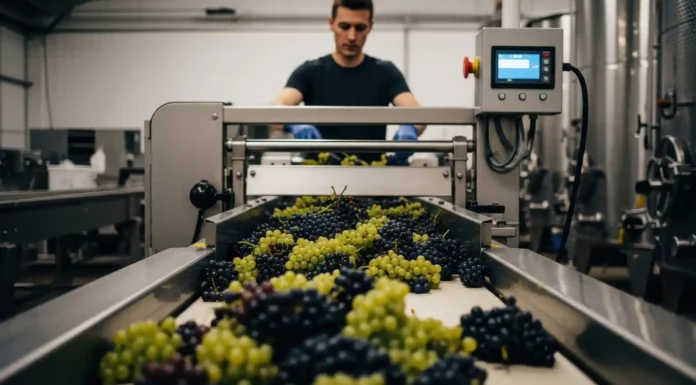 Starting a Winery Business in Texas: A Simple Filing and Setup Guide a man overseeing grape sorting on a new winery business in Texas. Photo vecteezy-medium