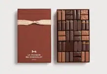 The Sweetest Treats for the Sweetest Sweethearts Assorted luxury pralines by La Maison du Chocolat in a leather-style presentation box