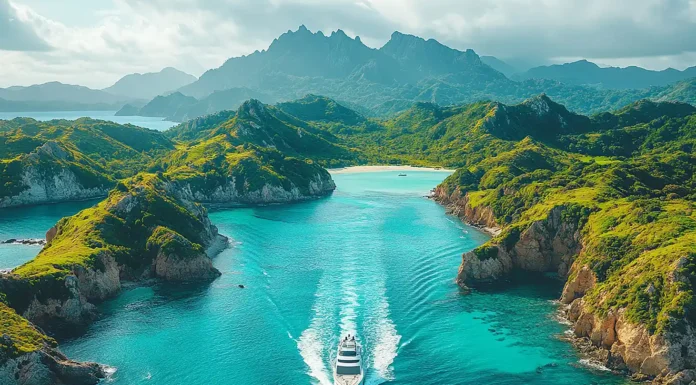 Discovering New Zealand’s South Island: Hiking and Scenic Road Trips Bay of islands New Zealand. Photo vecteezy-medium