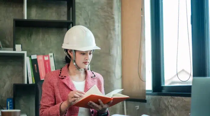Why Construction Businesses Rely on Detailed Bookkeeping Construction Woman Bookeeper. Vecteezy-medium