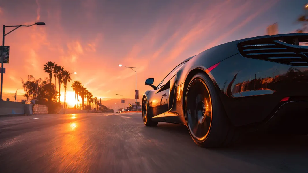 Luxury Driving a Lamborghini in Las Vegas. Vecteezy-medium Luxury Driving a Lamborghini in Las Vegas. Vecteezy-medium