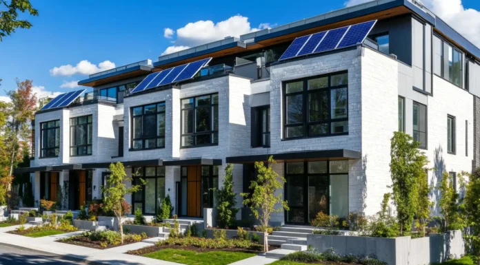 Modern Townhome Living With Space and Stylish Features Modern Townhouse Living. Vecteezy-medium