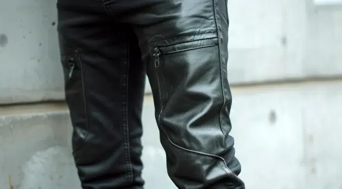Which Men’s Leather Pants Are Best for Motorcycle Riders masculine leather pants. Photo vecteezy-medium