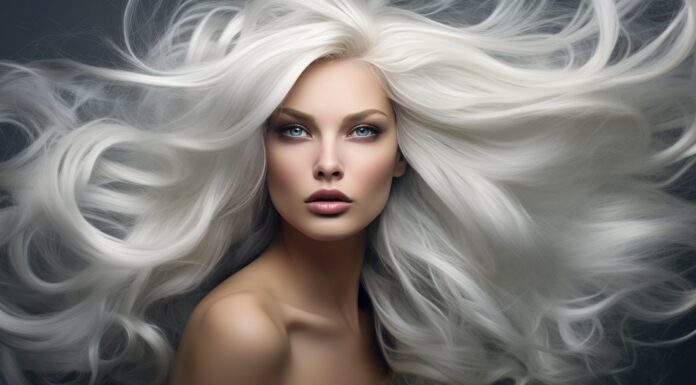 Elevate Your Hair Game with SunberHair: Luxury Wigs for Every Occasion Beautiful woman with long white luxury wig hair