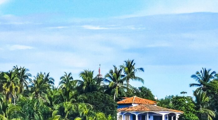 Villas in Jamaica: A Complete Guide to Private Luxury, Views, and Exclusive Experiences Hotels resorts and buildings in paradise among palm trees in Zicatela Puerto Escondido Oaxaca Mexico.