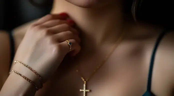 The Best Place to Buy Religious Jewelry Online Beautiful religious jewelry worn by a woman. Photo vecteezy-medium