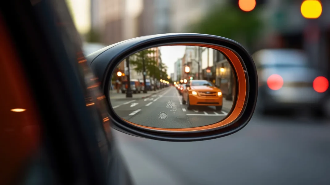 Blind Spot Monitoring System for Cars. Photo vecteezy-medium Blind Spot Monitoring System for Cars. Photo vecteezy-medium