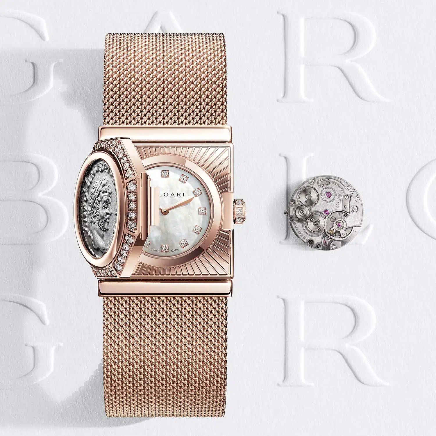 Bulgari Maglia Milanese Monete Watch Bulgari Maglia Milanese Monete Watch