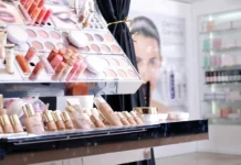 How Do Cosmetics Store Fixtures Influence Beauty Retail Success? Cosmetic Store with beautiful products for you. Photo vecteezy-medium