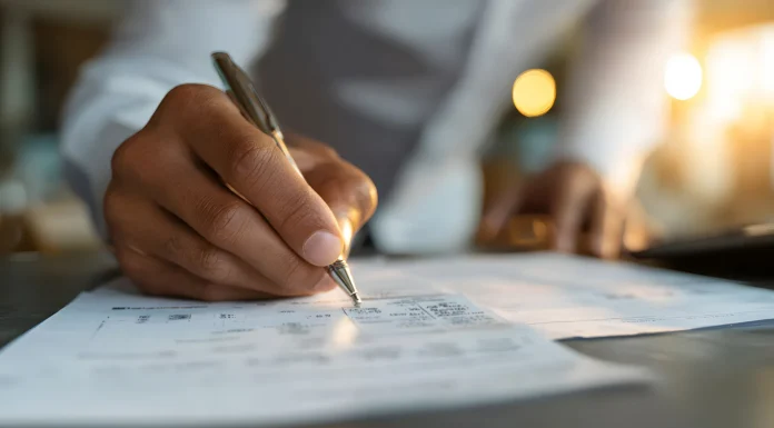 Everyday Living Tips: Smarter Ways to Use Your Checking Account Employee checking smarter ways to use his checking account. Vecteezy-medium