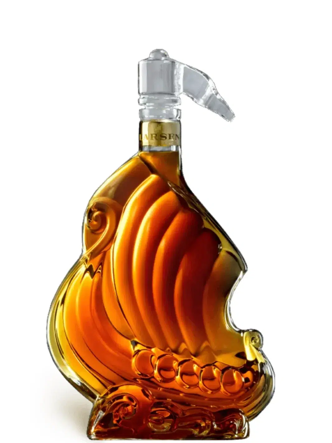 Larsen Viking Ship Cognac Bottle Larsen Viking Ship Cognac Bottle