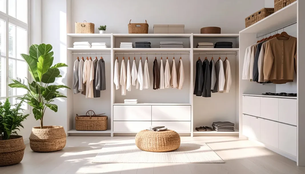 Minimalist Wardrobe in your home. Photo vecteezy-medium Minimalist Wardrobe in your home. Photo vecteezy-medium
