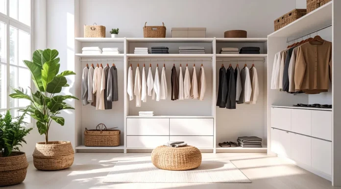 The Secret to Building a Perfect Minimalist Wardrobe Minimalist Wardrobe in your home. Photo vecteezy-medium