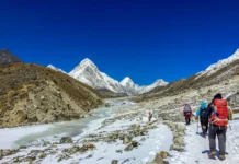How Much Does Everest Base Camp Trek with Helicopter Return Cost? Full Breakdown Traveling to Everest Base Camp. Photo by Fuu J on unsplash