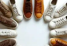 Trendy Sneakers for Men and Women’s Footwear Collection Trendy Sneakers for men and women footwear collection. Vecteezy-medium