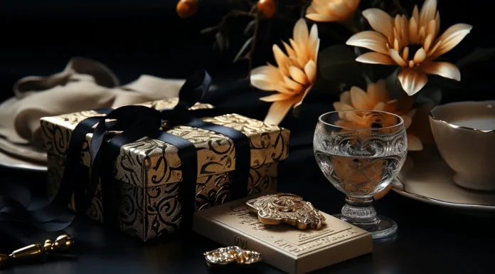 Luxe Gifts for Impossible People luxury gift box with gold decoration for impossible people. Vecteezy-medium