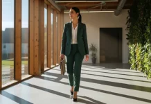 What to Wear to Work in Hot Weather: 2026 Office Style Guide A confident businesswoman wearing an office style wardrobe. Vecteezy-medium