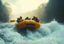 Top 9 Best Half-Day Rafting Tour Operators on the Arkansas River A group of people doing rafting tour with an operator. Vecteezy-medium