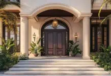 How Custom Entry Doors Elevate Luxury Homes and Curb Appeal Beautiful Custom Entry Door for your home. Vecteezy-medium
