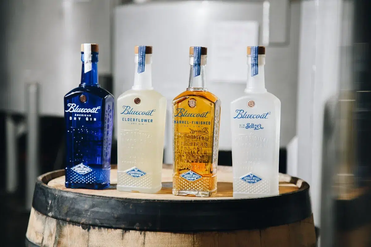 Bluecoat range gins Bluecoat range gins