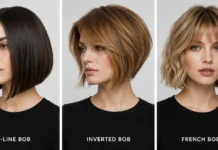 From Sharp Frames to Bare Boldness: Bob Haircut Ideas & Buzz Cut Styles with RightHair.ai Bob Haircut ideas. Image by AI ChatGPT