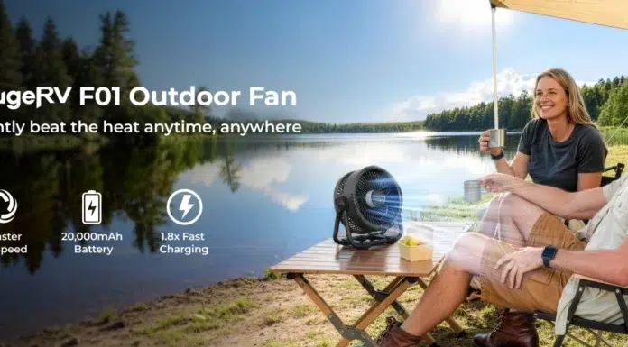 Stay Cool Anywhere with a Portable Travel Fan BougeRV F01 Portable Outdoor Fan