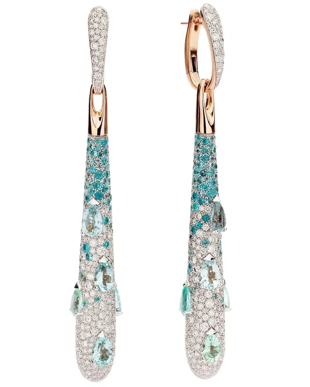 2026 Cannes Film Festival Philippine-Leroy-Beaulieu POMELLATO HIGH JEWELRY COLLECTION DROPS OF PARAIBA earrings 2026 Cannes Film Festival Philippine-Leroy-Beaulieu POMELLATO HIGH JEWELRY COLLECTION DROPS OF PARAIBA earrings