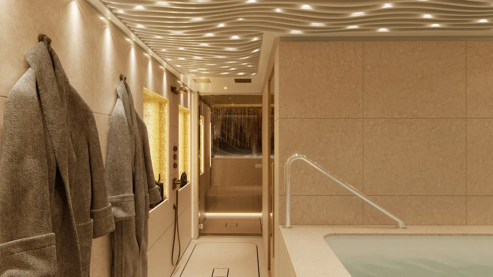 Courtesy of Sanlorenzo bathroom interior Courtesy of Sanlorenzo bathroom interior