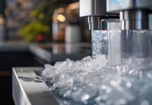 How to Choose the Best Freestanding Ice Machine for a Restaurant Freestanding ice machine to use for restaurants. Vecteezy-medium
