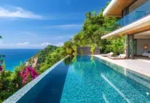 The Growing Appeal of Vacation Rentals Among Travelers Seeking Local Experiences Infinity pool overlooking the ocean at a vacation rental. vecteezy-medium
