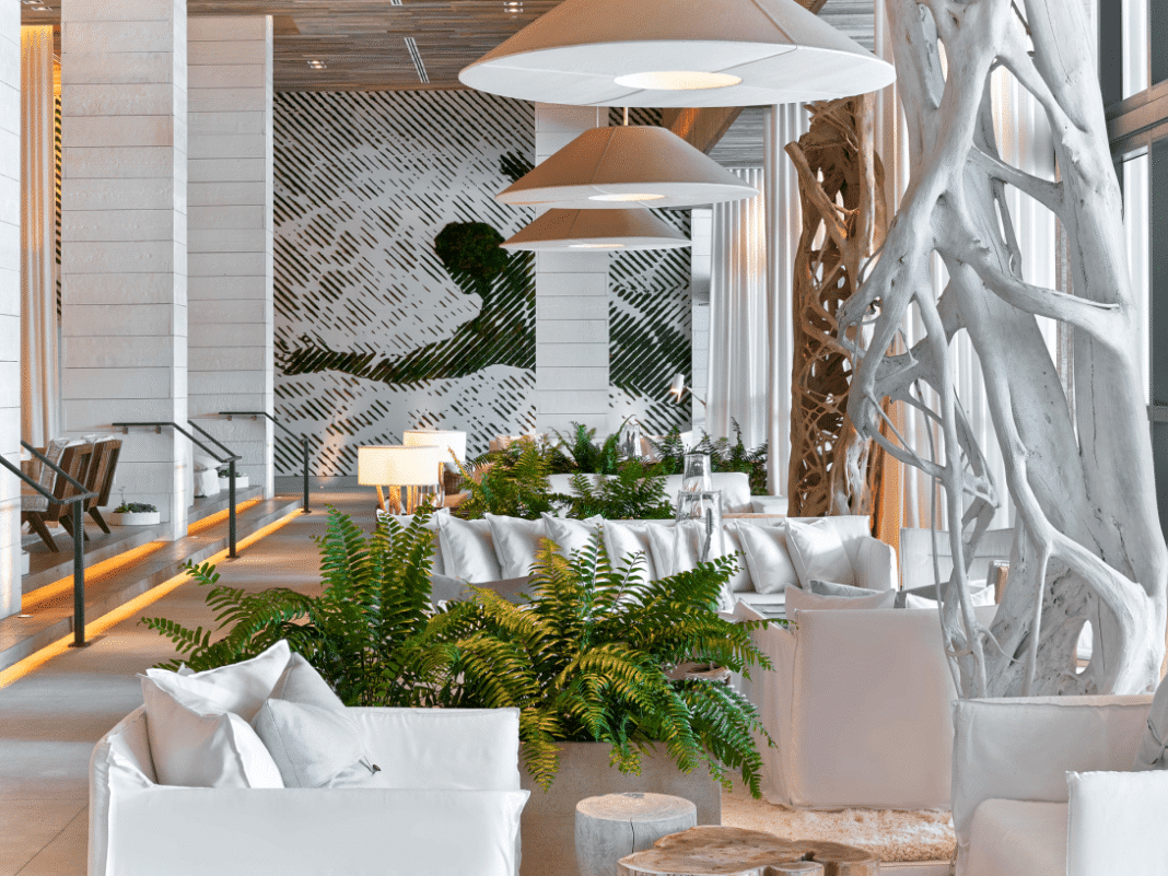 Lobby of 1 Hotel South Beach Lobby of 1 Hotel South Beach