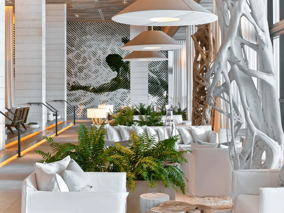 Lobby of 1 Hotel South Beach Lobby of 1 Hotel South Beach