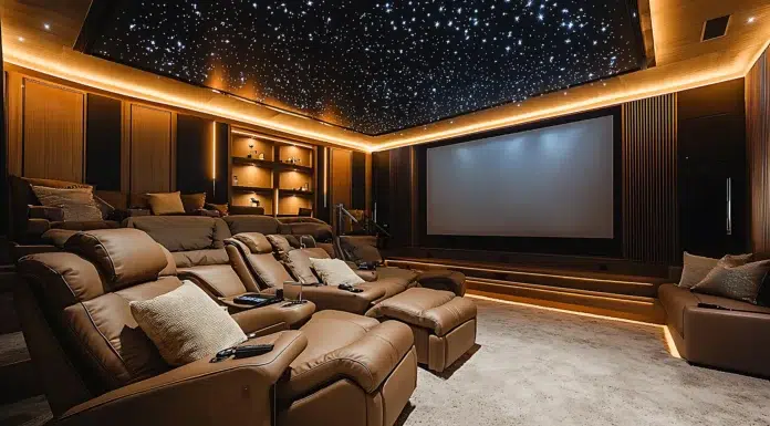 Home Cinemas Reimagined for Modern Luxury Living Luxury Home Cinema. Vecteezy-medium