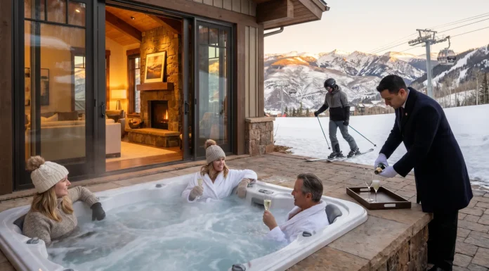 Luxury Ski-In Ski-Out Aspen Rentals: Private Hot Tub, Concierge & Slopeside Luxury Ski-In Ski-Out Aspen Rentals 1
