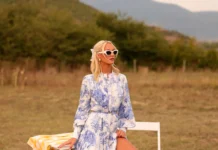 Simple Outfit Ideas Using Modern Dress Styles POCELAIN BLUE DRESS
