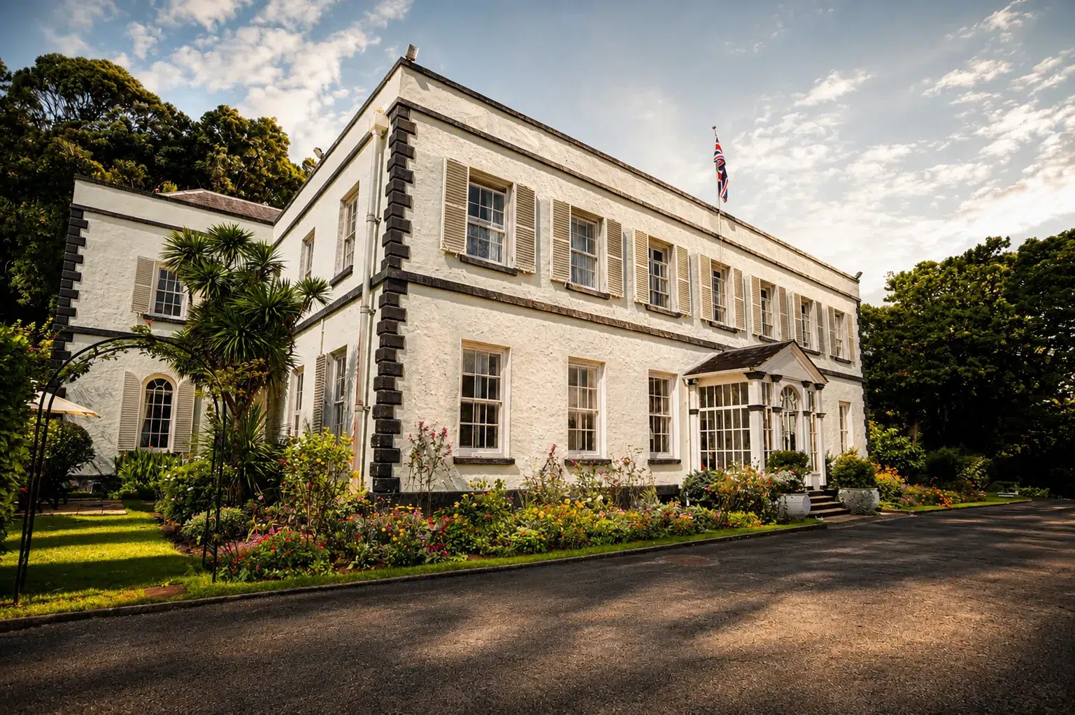 Plantation House, the Governor’s residence. Photo by Heléne Ramackers Plantation House, the Governor’s residence. Photo by Heléne Ramackers