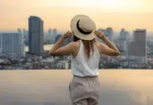 How to Spend a Perfect 48 Hours in a Luxury City Escape pretty tourist-woman-is-relaxing-and-enjoying-her luxury city escape. Vecteezy-medium
