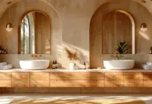 What Mistakes Should You Avoid with Wooden Vanities? Beautiful Wooden Vanities in a bathroom. Vecteezy-medium