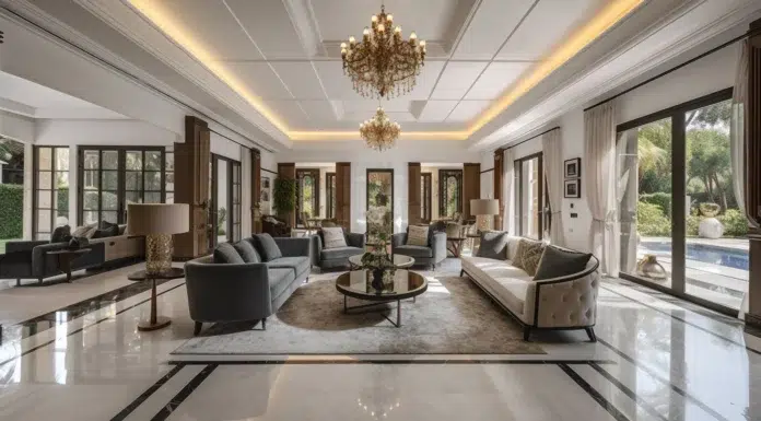 A Luxury Home Move: Protecting What Matters Most An elegant luxury home interior