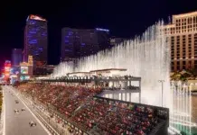 Luxury Father’s Day Gifts for the Dad Who Has Everything Bellagio Grandstand F1 Grand Prix Las Vegas. Source theboxseat dot com