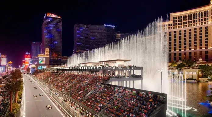 Luxury Father’s Day Gifts for the Dad Who Has Everything Bellagio Grandstand F1 Grand Prix Las Vegas. Source theboxseat dot com